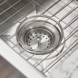 Tight Radius Stainless Steel 33 in. 18-Gauge Double Bowl Dual Mount Tight Radius Kitchen Sink with Grids and Strainers - Super Arbor
