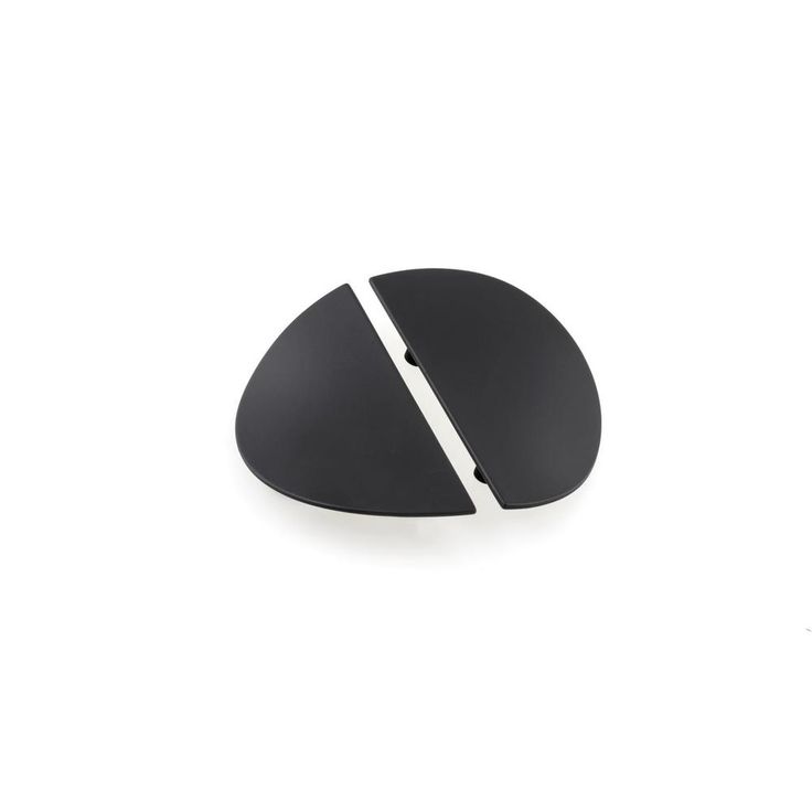 2-1/2 in. (64 mm) Matte Black Contemporary Drawer Pull
