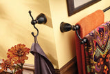 Moen Caldwell Double Hook Mediterranean Bronze Towel Hook