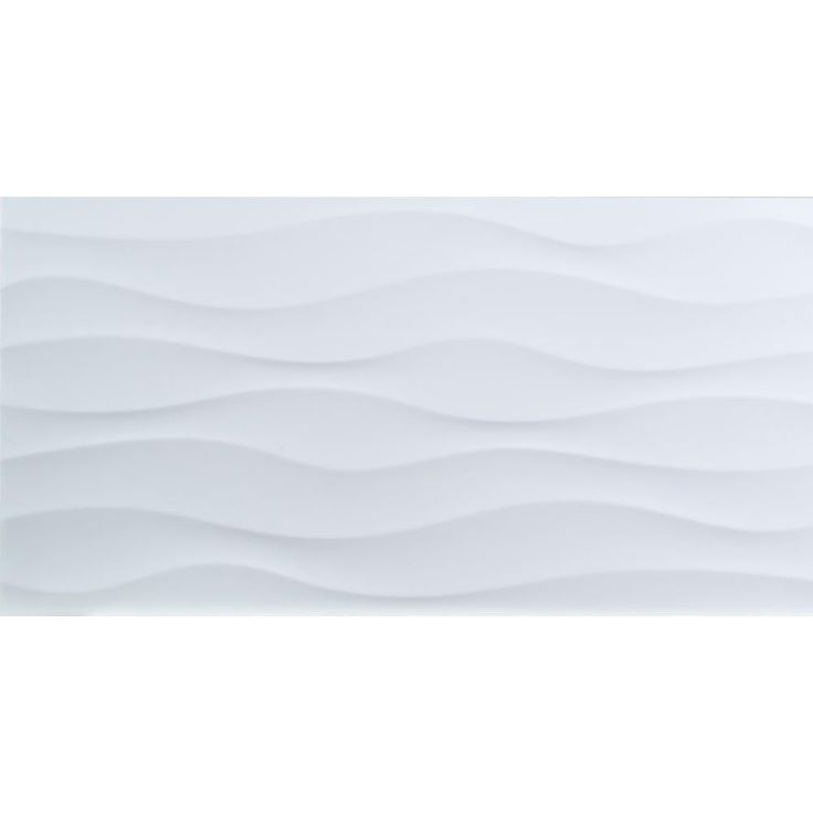 MSI Dymo Wavy White 12 in. x 24 in. Glossy Ceramic Wall Tile (16 sq. ft./case)