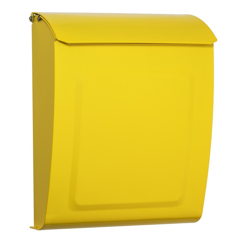Aspen Locking Wall Mount Mailbox Graphite - Super Arbor