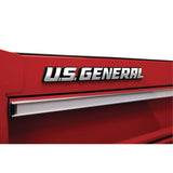 44 in. x 22 In. Double Bank Red Roller Cabinet