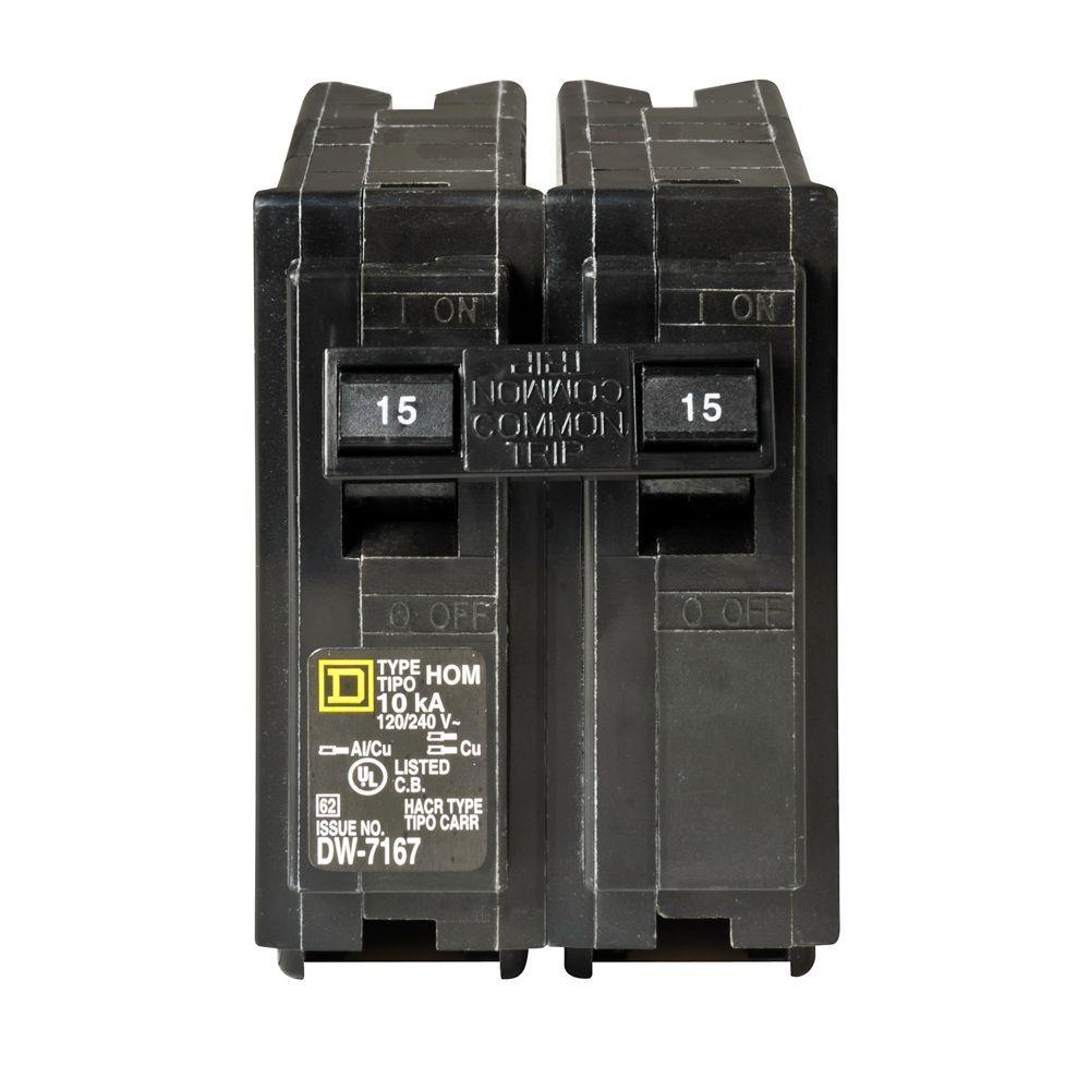 Homeline 50 Amp 2-Pole Circuit Breaker