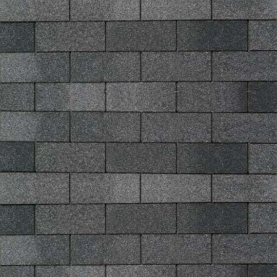 TAMKO Elite Glass‑Seal 3‑Tab Asphalt Shingles, Antique Slate – 36 in x 12-1/4 in, 5-1/8 in Exposure