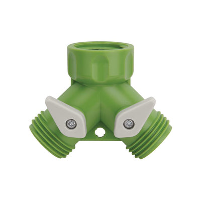 2-Way Garden Hose Tap Adapter Y-Split Connector - Super Arbor