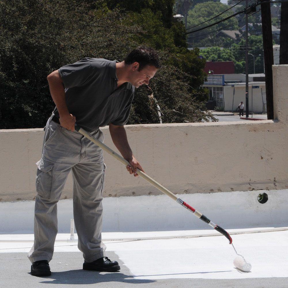287 Solar-Flex White Acrylic Reflective Elastomeric Roof Coating (16-Piece)