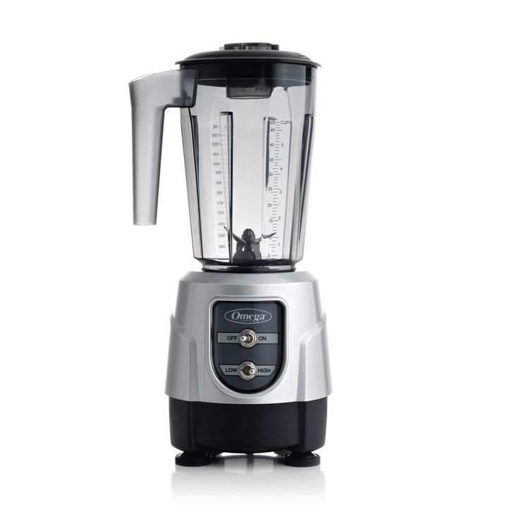 1 HP High/Low 48 oz. 2-Speed Silver Blender