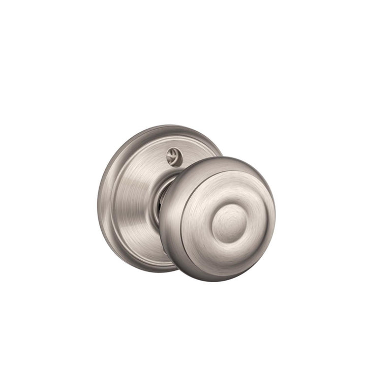 Schlage Georgian Satin Nickel Dummy Knob, Right or Left Handed