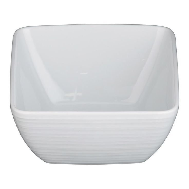 Sant' Andrea 9 oz. Bright White Botticelli Low Square Bowl (Set of 36)