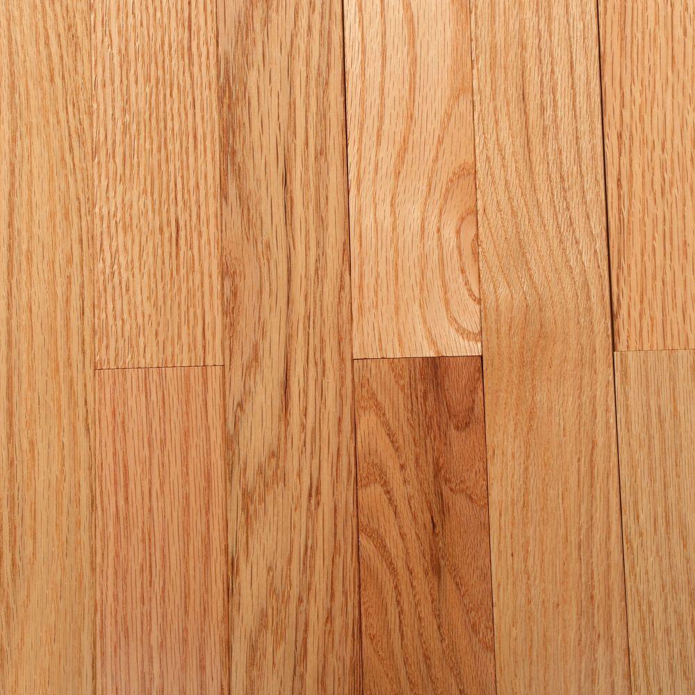Bruce Oak Rustic Natural 3/4 in. Thick x 2-1/4 in. Wide x Varying Length Solid Hardwood Flooring (20 sq. ft. / case) - Super Arbor