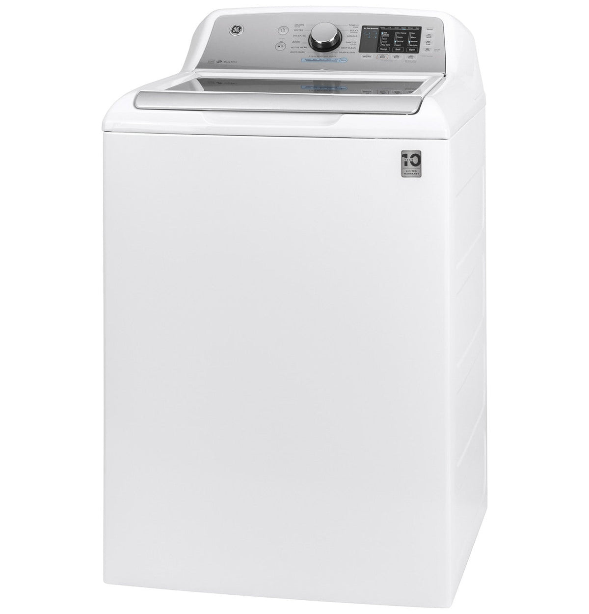 GE 4.8-cu ft High Efficiency Top-Load Washer (White) ENERGY STAR, GTW720BSNWS