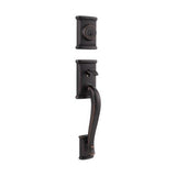 Kwikset Ashfield Venetian Bronze Smartkey Single-Cylinder Deadbolt Keyed Entry Door Handleset Ashfield