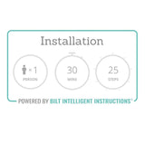 Defiant 180° White LED Motion Outdoor Security Light