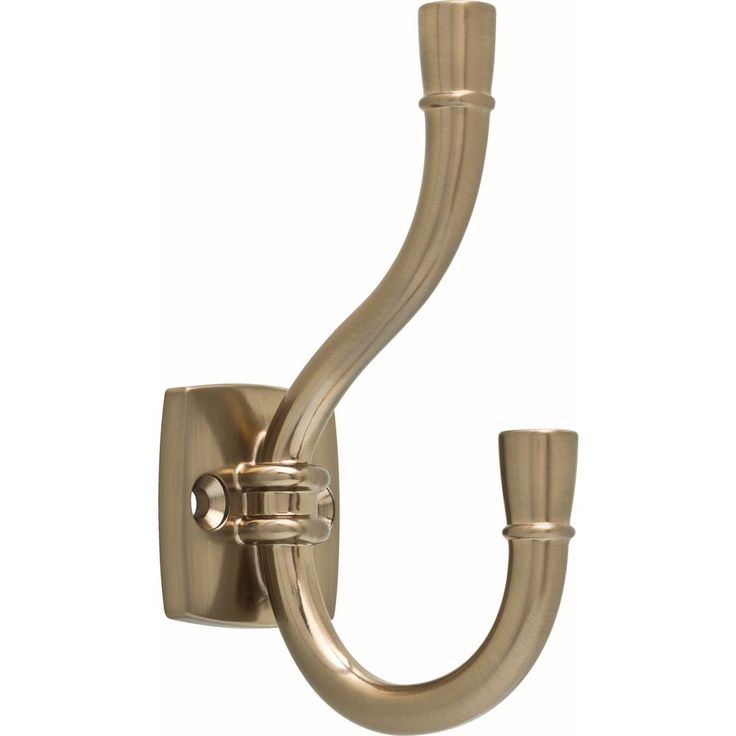 Izak 1-1/2 in. Satin Nickel Coat Hook