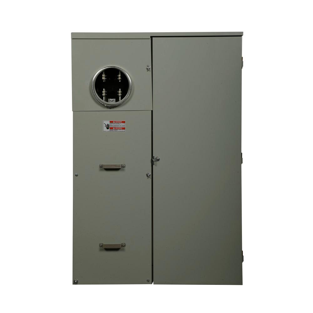 400 Amp 42-Space 42-Circuit Type CH Meter Socket and Main Breaker Load Center - Super Arbor
