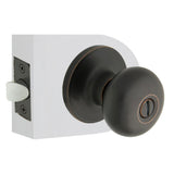 Round Aged Bronze Bed and Bath Door Knob - Super Arbor