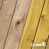 Olympic Maximum 1 gal. Honey Gold Exterior Stain and Sealant in One - Super Arbor