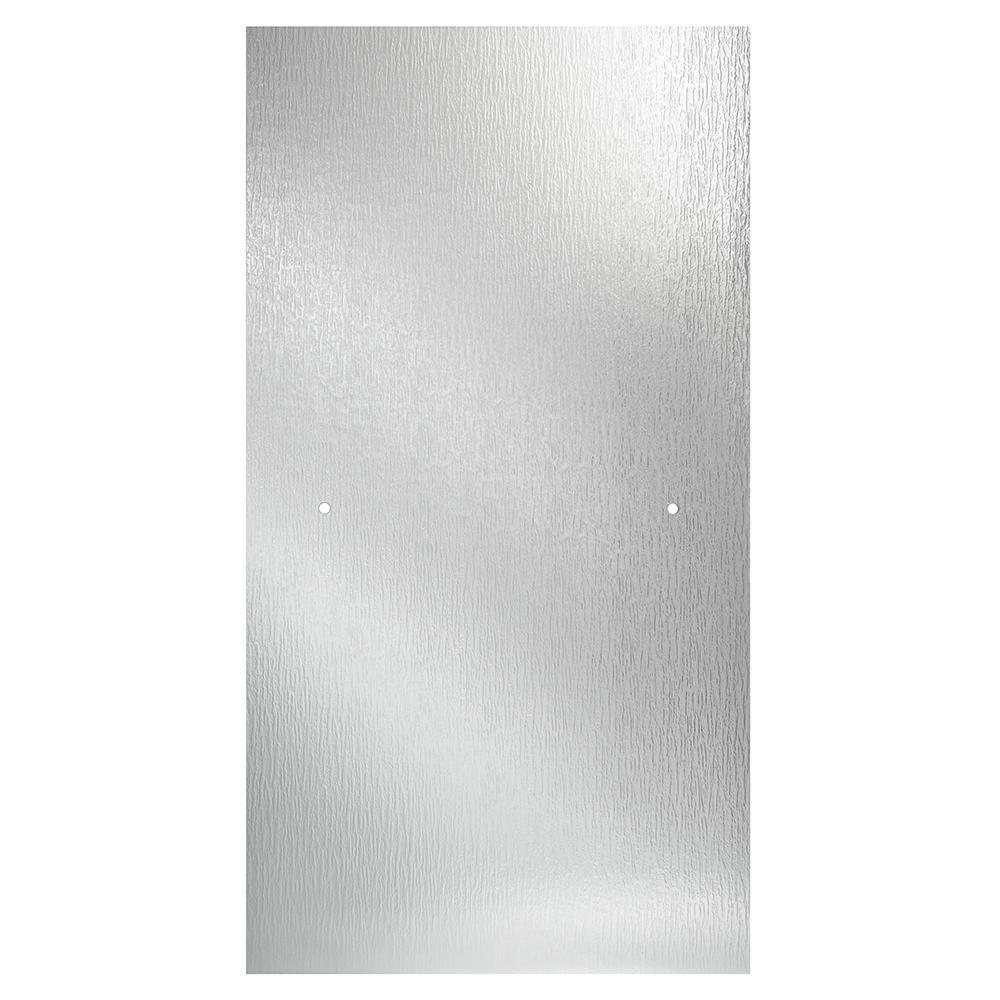 Everly 60 in. x 59-1/4 in. Mod Semi-Frameless Sliding Bathtub Door in Matte Black and 1/4 in. (6mm) Rain Glass - Super Arbor