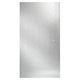 Everly 60 in. x 59-1/4 in. Mod Semi-Frameless Sliding Bathtub Door in Matte Black and 1/4 in. (6mm) Rain Glass - Super Arbor
