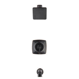 Stillmore Single-Handle 1-Spray Tub and Shower Faucet in Bronze (Valve Included) - Super Arbor
