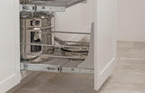 Simply Put 14-in W x 19.1875-in H 2-Tier Pull Out Metal Soft Close Baskets & Organizers