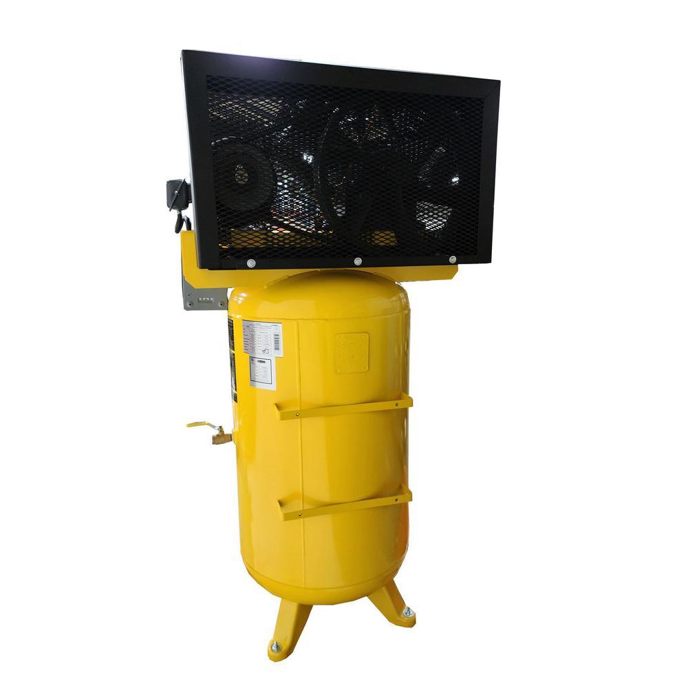 Industrial Series 80 Gal. 7.5 HP 1-Phase Electric Air Compressor with pressure lubricated pump - Super Arbor