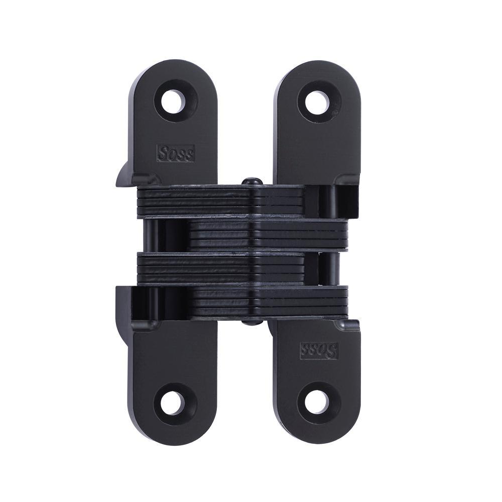1 in. x 4-5/8 in. Satin Brass Invisible Hinge - Super Arbor