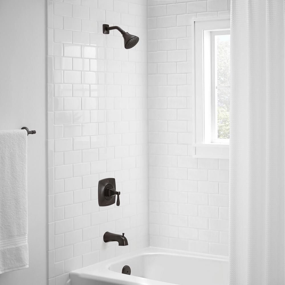Milner Single-Handle 1-Spray Tub and Shower Faucet in Bronze - Super Arbor