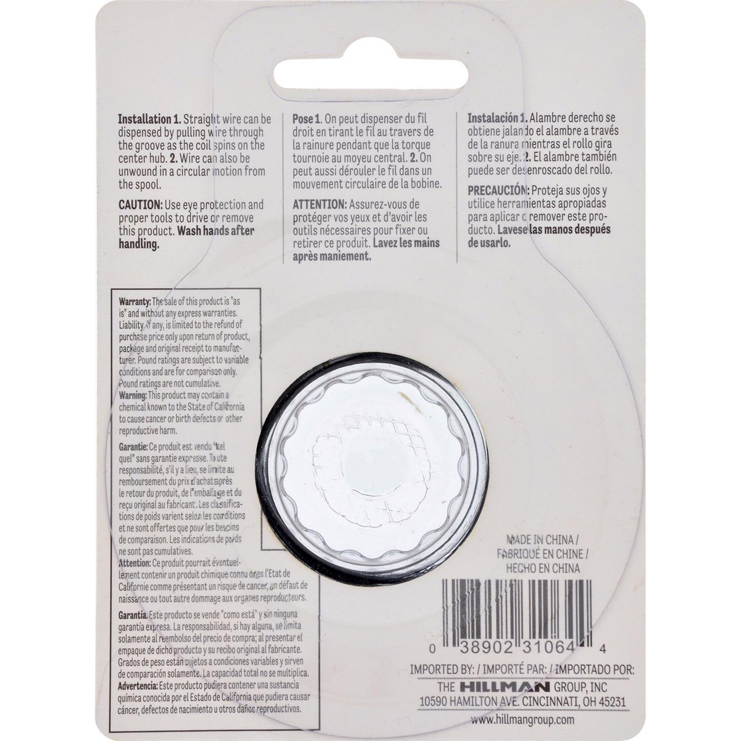 Hillman 50 ft. Black Annealed Steel Wire, 19 Gauge