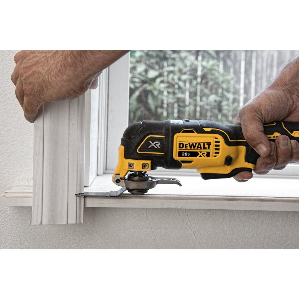 20-Volt MAX Li-Ion Cordless Combo Kit (7-Tool) with 20-Volt MAX Li-Ion Cordless 4-1/2 in. to 5 in. Grinder (Tool Only)