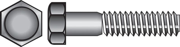Hillman 1/4 in. Diameter x 2 in. Length Hot-Dipped Galvanized Steel Hex Bolt, 100-Pack