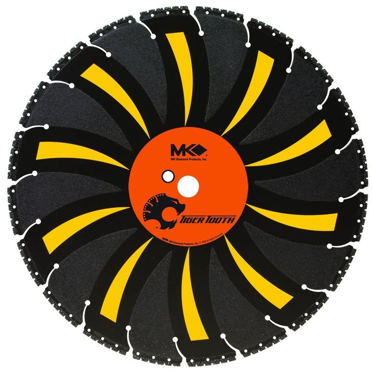 MK Diamond 12 in. x 19 Tooth General Purpose Demolition with Vacuum-Brazed Core Circular Saw Blade