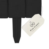 Pure Garden 0.75 in. x 10 in. x 9 in. Black Plastic Garden Edging Stone-Look Border (10-Piece) - Super Arbor