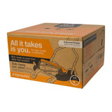 Fiskars 18 in. Cut Manual Push Non-Electric Walk Behind Reel Mower