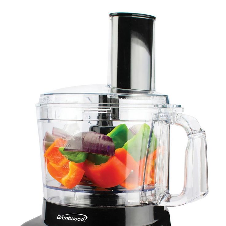 5-Cup Black Food Processor