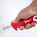 LEVEL5 Deluxe Stainless Drywall Hand Tool Set with Soft-Grip Handles, 5-609