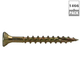 #8 x 1-5/8 in. Phillips Bugle-Head Construction Screw (10 lbs./Box)