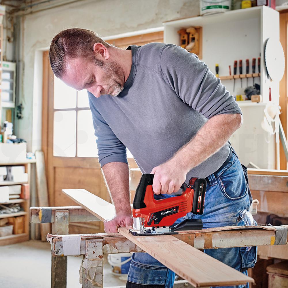 PXC 18-Volt Cordless 2700 SPM Jig Saw, 4/5 in. Stroke Length, with Dust Blow-Off Function (Tool Only) - Super Arbor