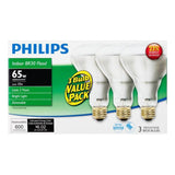 Philips 50-Watt Equivalent Halogen BR30 Dimmable Flood Light Bulb (3-Pack)