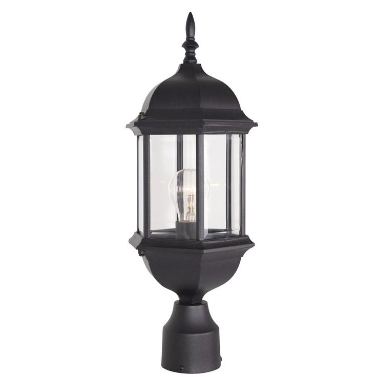Erving Collection Outdoor Black Post Lantern