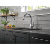 Mateo Single-Handle Pull-Down Sprayer Kitchen Faucet with ShieldSpray Technology in Arctic Stainless - Super Arbor