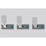 Cambridge 12-in W x 36-in H x 12-in D Grey Nordic Wood Engineered Wood Door Wall Stock Cabinet