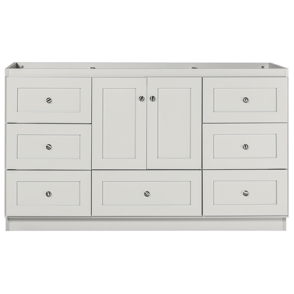 Shaker 42 in. W x 21 in. D x 34.5 in. H Vanity Cabinet Only in Natural Alder - Super Arbor