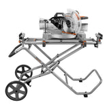Universal Mobile Miter Saw Stand with Mounting Braces - Super Arbor