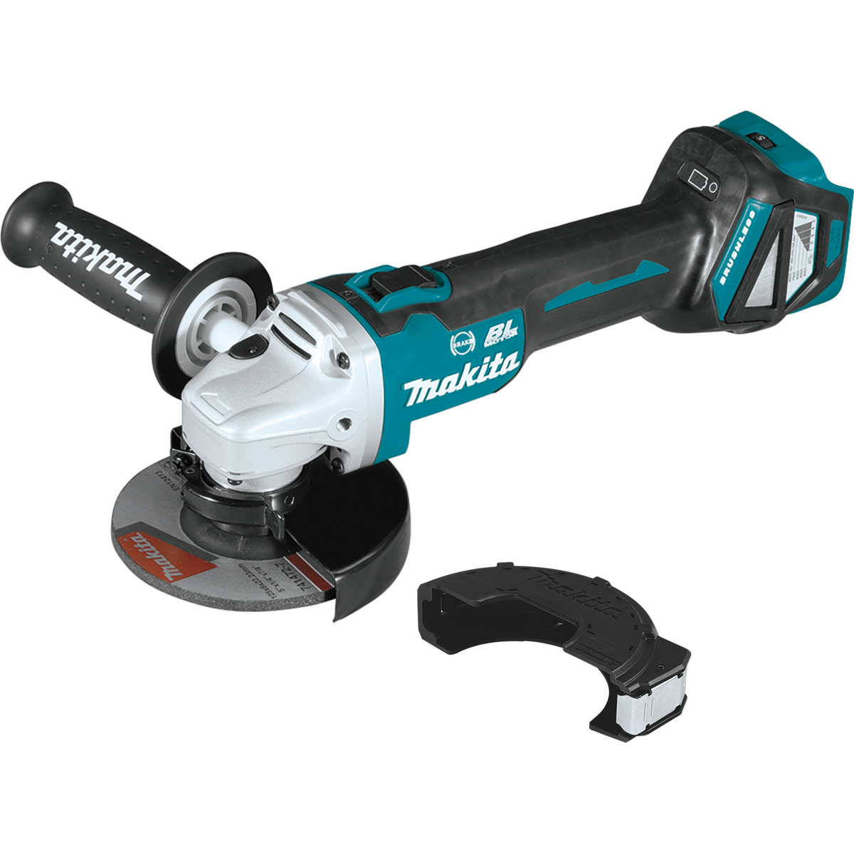 Makita 18V LXT Brushless 4-1/2 in. / 5 in. Cordless Cut-Off/Angle Grinder with Electric Brake and AWS (Tool Only)