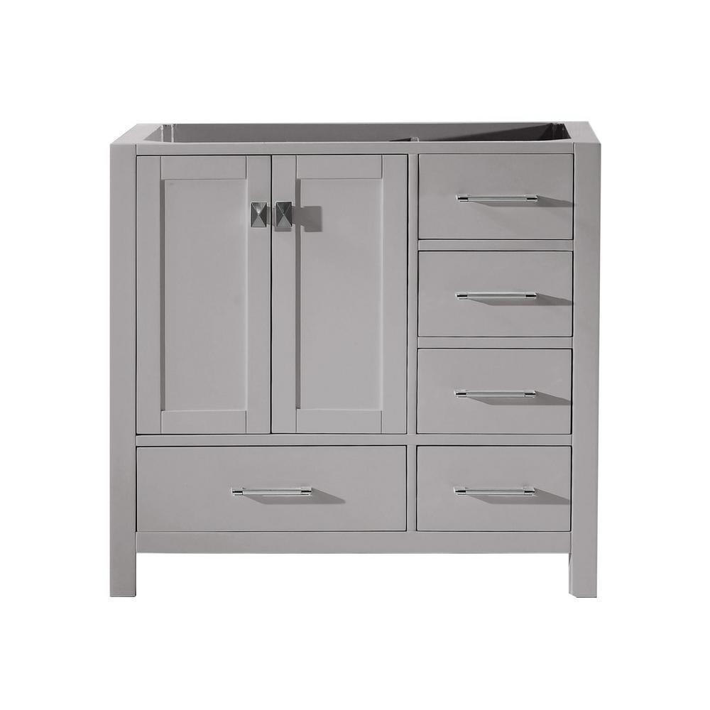 Caroline Avenue 72 in. W Bath Vanity Cabinet Only in White - Super Arbor