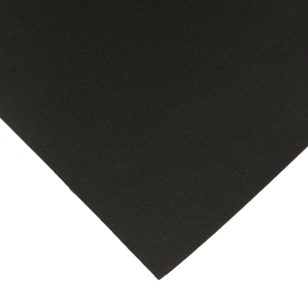Greatmats Rosco Adagio Black Commercial Marley Dance Floor Vinyl Sheet, Sold by 5.25 ft. Wide x 10 ft. Long