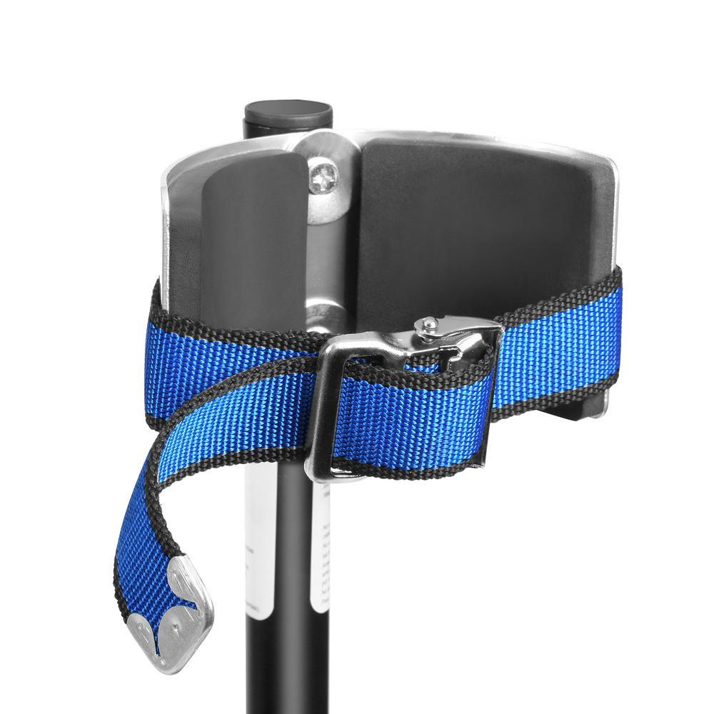 18 in. to 30 in. Black Mag Pros Magnesium Drywall Stilts - Super Arbor