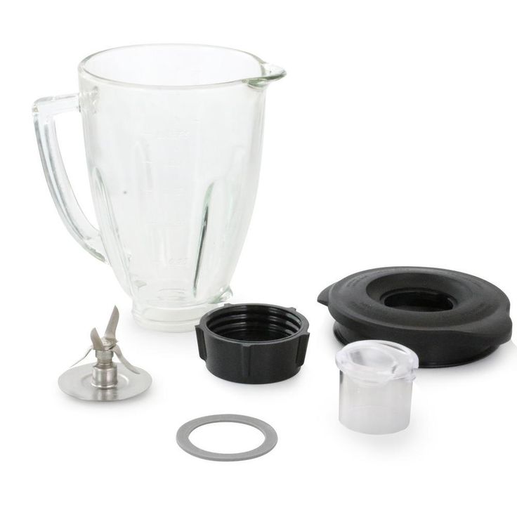 6-Piece 48 oz. Round Blender Glass Jar Replacement Kit