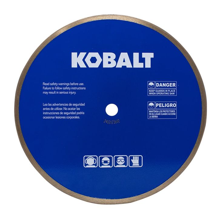 Kobalt 10-in Wet Glass Diamond Saw Blade